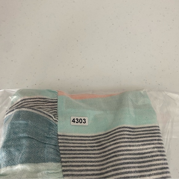 Rails Adora Highland Stripe Linen Midi Dress Sleeveless Striped Colorblock - Picture 12 of 12